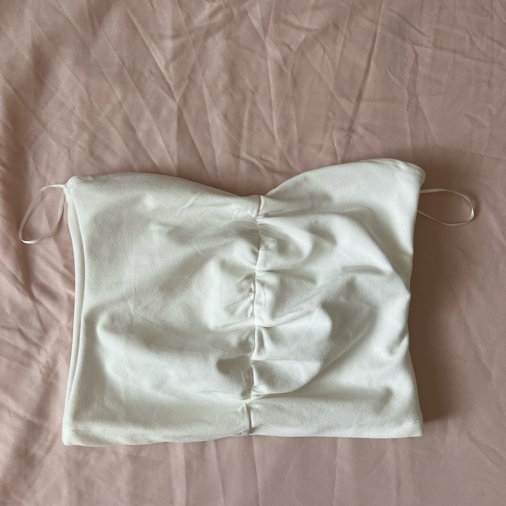 Bershka White tube top